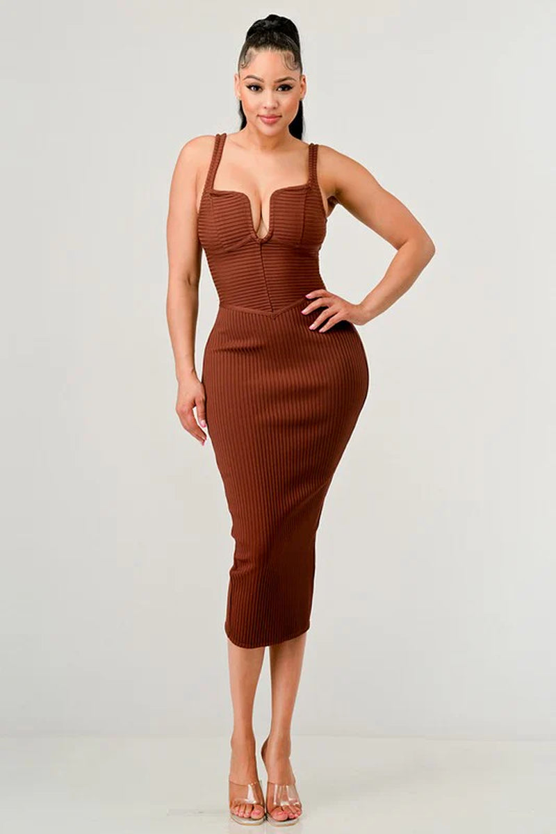 IT FEELS like FALL MIDI DRESS