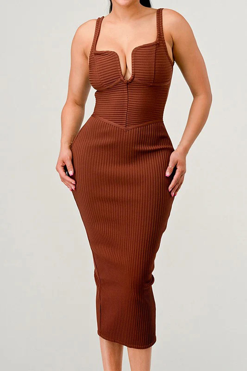 IT FEELS like FALL MIDI DRESS