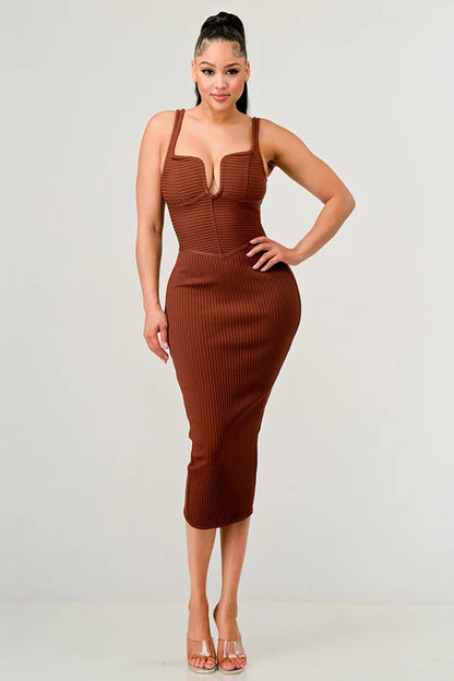 IT FEELS like FALL MIDI DRESS