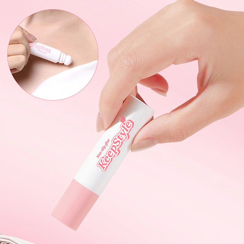 10G Anti-Slip Glue Roll on Skin Adhesive for Clothing Dress Body Skin Anti-Exposure Bra Non-Slip Fixed
